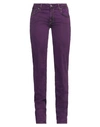 Jacob Cohёn Woman Pants Purple Size 32 Cotton, Elastane In Purple