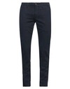 Siviglia Man Pants Navy Blue Size 34 Cotton, Polyester, Elastane