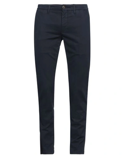 Siviglia Man Pants Navy Blue Size 34 Cotton, Polyester, Elastane