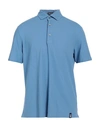 Drumohr Polo Shirts In Blue