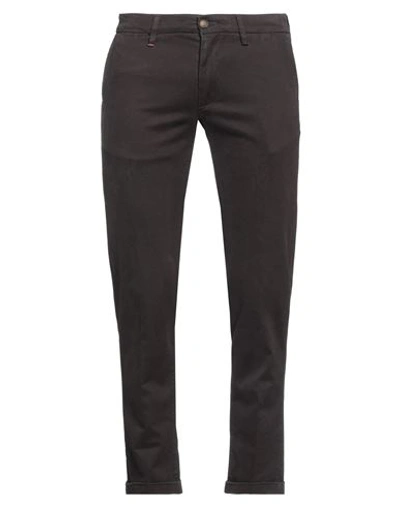 Re-hash Re_hash Man Pants Chocolate Brown Size 31 Cotton, Elastane