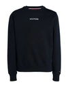 Tommy Hilfiger Man Sweatshirt Midnight Blue Size L Cotton, Polyester