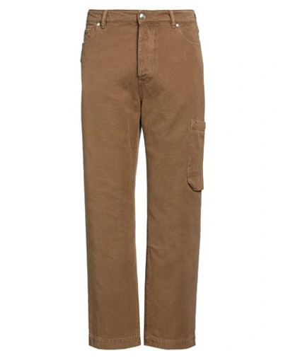 Nine:inthe:morning Nine In The Morning Man Pants Camel Size 34 Cotton In Beige