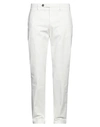 Sparvieri Man Pants Off White Size 34 Cotton, Elastane