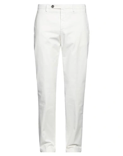 Sparvieri Man Pants Off White Size 34 Cotton, Elastane