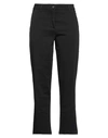 Semicouture Woman Denim Pants Black Size 27 Cotton, Elastane