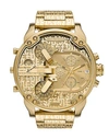Diesel Men's Mr. Daddy 2.0 Quartz Gold-tone Stainless Steel Watch 57mm In Gold