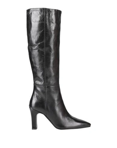 Paola Ferri Woman Knee Boots Black Size 10 Soft Leather