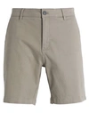 Topman Man Shorts & Bermuda Shorts Khaki Size 30 Cotton, Elastane In Beige