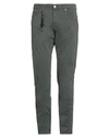 Incotex Man Pants Lead Size 36 Cotton, Elastane In Grey