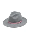 Paul Smith Felted Wool Fedora Hat In Grey