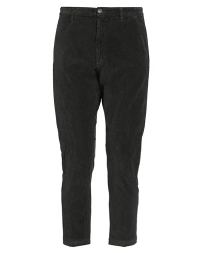 Dsquared2 Man Pants Dark Brown Size 38 Cotton, Elastane