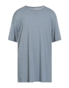Juvia Man T-shirt Light Blue Size Xxl Cotton, Viscose