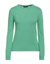 Aragona Woman Sweater Light Green Size 10 Cashmere