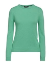 ARAGONA ARAGONA WOMAN SWEATER LIGHT GREEN SIZE 8 CASHMERE