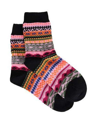 Paul Smith Woman Socks & Hosiery Black Size Onesize Cotton, Polyester, Polyamide, Elastane