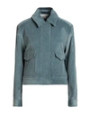 Ps By Paul Smith Ps Paul Smith Woman Jacket Pastel Blue Size 8 Acetate, Polyester In Blue