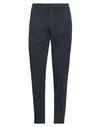 Cruna Man Pants Navy Size 34 Cotton, Elastane In Navy Blue