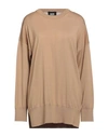 Alpha Studio Woman Sweater Beige Size 10 Wool