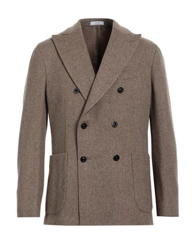 Boglioli Man Blazer Sand Size 42 Virgin Wool, Cashmere In Beige