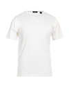 Theory Man T-shirt Off White Size L Cotton
