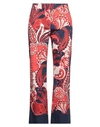 True Royal Woman Pants Navy Size 2 Cotton, Elastane In Navy Blue