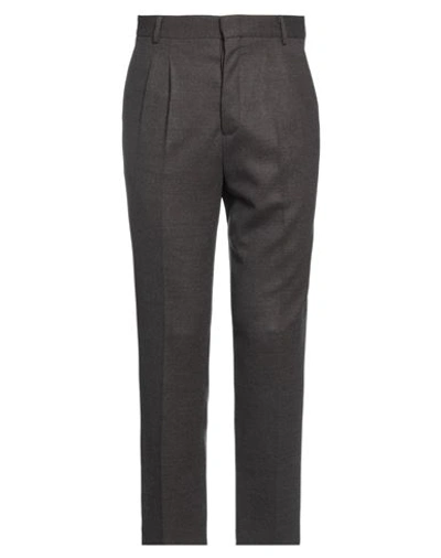 Mauro Grifoni Grifoni Man Pants Dark Brown Size 34 Virgin Wool, Elastane