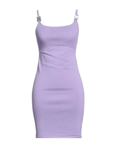 Alyx 1017  9sm Woman Short Dress Light Purple Size M Polyamide
