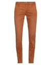 At.p.co At. P.co Man Pants Tan Size 32 Cotton, Elastane In Brown