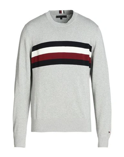 Tommy Hilfiger Man Sweater Grey Size Xl Cotton