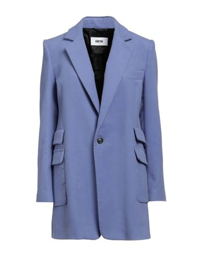 Mauro Grifoni Woman Suit Jacket Purple Size 8 Cotton