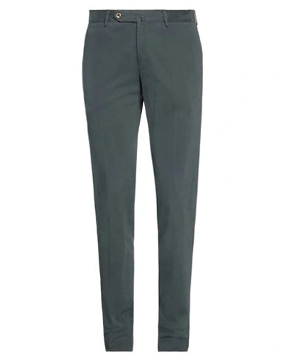 Pt Torino Man Pants Deep Teal Size 30 Modal, Cotton, Elastane In Green