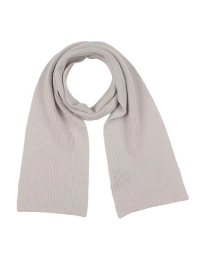 Alpha Studio Man Scarf Light Grey Size - Wool, Cashmere In Grey
