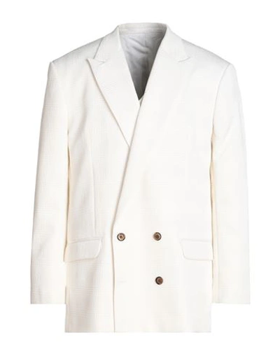 Topman Boxy Oversize Blazer In White