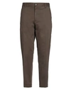 Liu •jo Man Man Pants Dark Brown Size 36 Cotton, Elastane