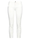 Kaos Jeans Woman Pants White Size 32 Cotton, Lyocell, Polyester, Elastane