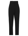 Kaos Woman Pants Black Size 4 Polyester, Viscose, Elastane