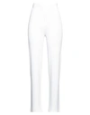 Vicolo Woman Pants White Size Onesize Viscose, Polyester In White