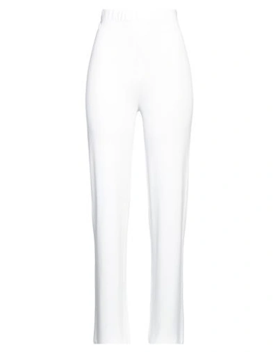 Vicolo Woman Pants White Size Onesize Viscose, Polyester