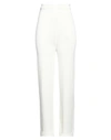 Vicolo Woman Pants Ivory Size Onesize Viscose, Nylon In White