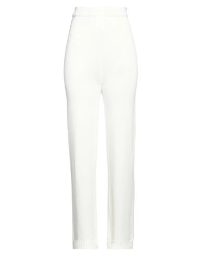 Vicolo Woman Pants Ivory Size Onesize Viscose, Nylon In White