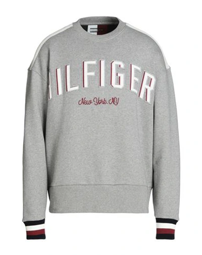 Tommy Hilfiger Hilfiger Collection Man Sweatshirt Grey Size L Cotton