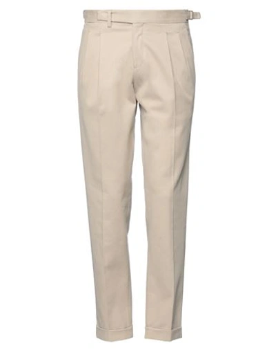 Quattro.decimi Quattro. Decimi Man Pants Khaki Size 44 Cotton, Cashmere, Elastane In Beige