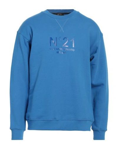 N°21 Man Sweatshirt Blue Size S Cotton