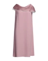 Botondi Milano Botondi Couture Woman Midi Dress Pastel Pink Size 12 Acrylic, Viscose, Silk