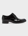 TOM FORD MEN'S EDGAR PATENT LEATHER OXFORDS