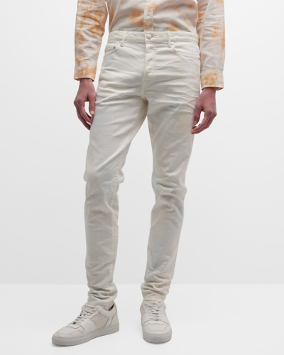 John Elliott Men's The Cast 2 Slim Fit Jeans In White