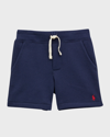 Polo Ralph Lauren Kids' Polo Pony Drawstring-waist Swim Shorts In Blue