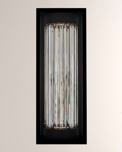 Kalco Lighting Cilindro 28" Led Outdoor Wall Sconce In Matte Black
