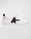 KATE SPADE SIGNATURE LEATHER COLORBLOCK LOW-TOP SNEAKERS